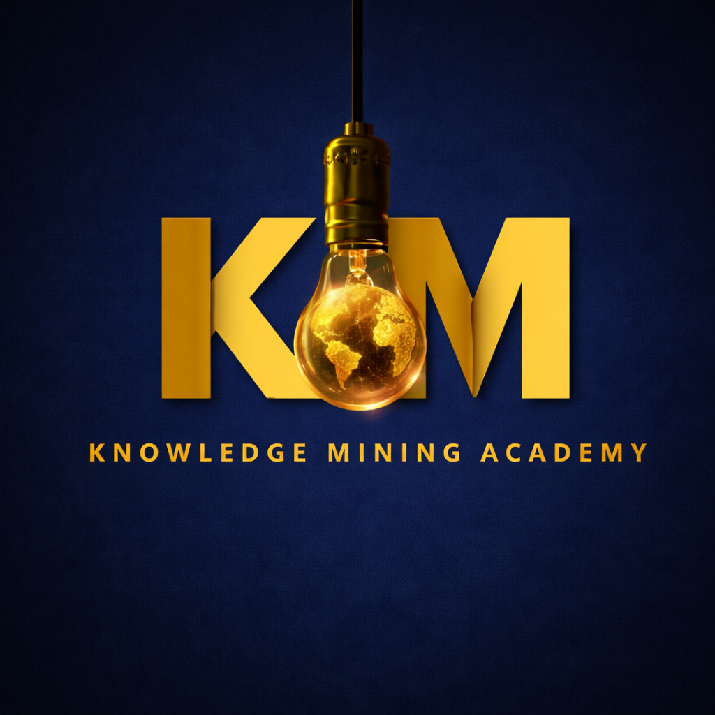 KM with gold light bulb