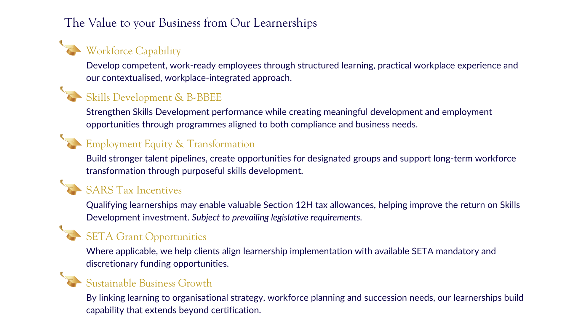 Value of learnerships (1)